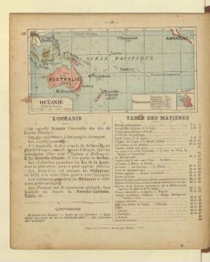 Table des matières