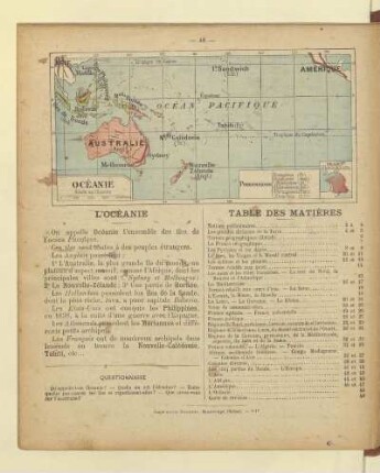 Table des matières