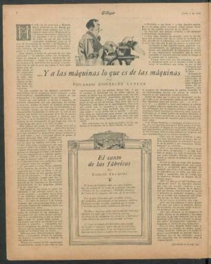 El canto de las fábricas