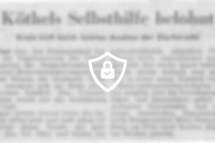 Köthels Selbsthilfe belohnt