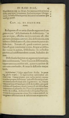 Cap. 25. De Distributione.