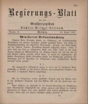 Nr. 20 : 22. August 1865
