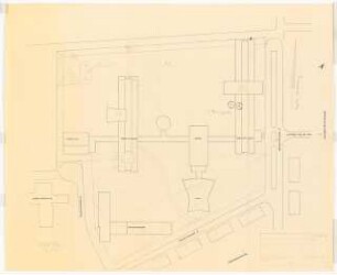 Gartenanlage Pädagogische Akademie Köln: Lageplan