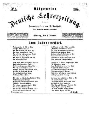 Zum Jahreswechsel