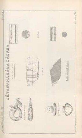 Plate X. Jétawanáráma Dágaba. Finds ...