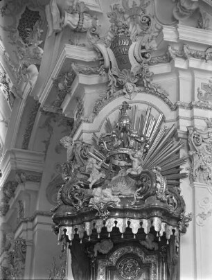 Schalldeckel des Christusthrons