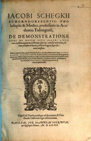 De demonstratione libri quindecim