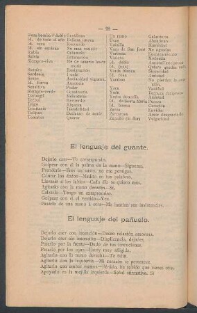 El lenguaje del pañuelo