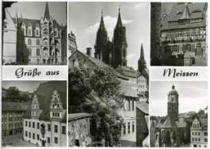 Meißen. verschiedene Stadtansichten