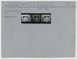 Schaubilder: Wohnhochhäuser des VEB Berlin-Projekt und des VEB Typenprojektierung. unbekannt