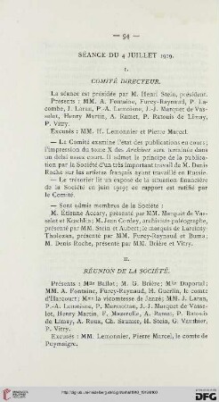 Séance du 4 juillet 1919