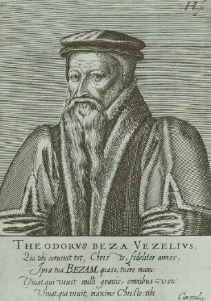 Bildnis Theodore de Bèze