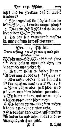 Der 115. Psalm