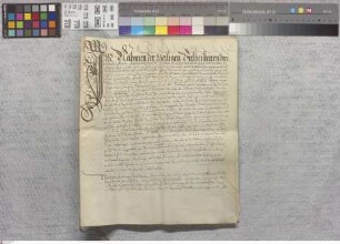 Hirschhorn: Notariatsinstrument über die Insi .... ation eines Schreibens von Margarete v. Hirschhorn an Ludwig v. Hirschhorn