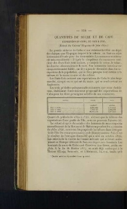 Quantites de sucre et de cafe