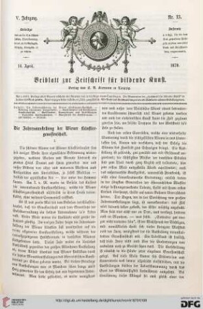 Heft 13 (14. April 1870)