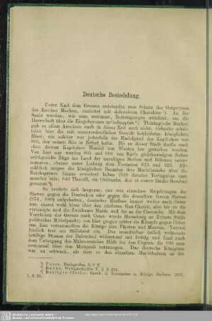 Deutsche Besiedelung