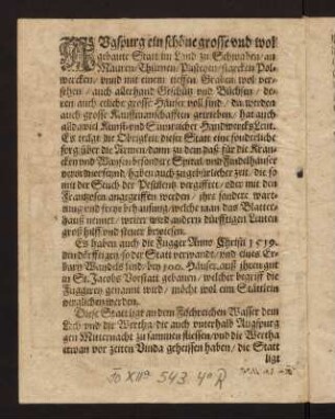 A1v-A4v, Augspurgisch Freudenfest...