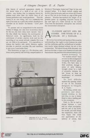 33: A Glasgow artist and designer : The work of E. A. Taylor