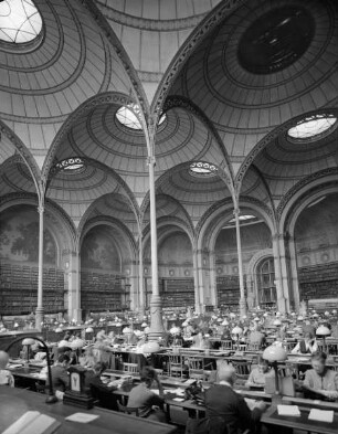 Bibliothèque Nationale — Salle de lecture des imprimés