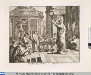 Die Predigt des Paulus in Athen