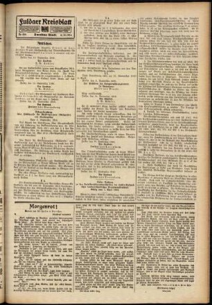 Zweite Ausgabe vom Mittwoch, den 04. Oktober 1916.
