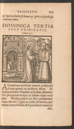 Dominica Tertia Post Trinitatis ...
