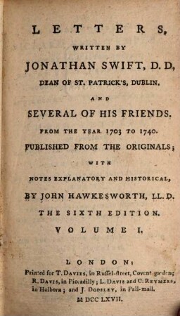 The works of Jonathan Swift, 19