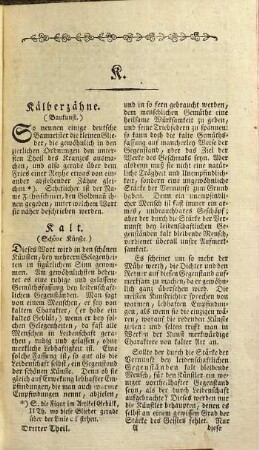 Allgemeine Theorie der Schönen Künste : in einzeln, nach alphabetischer Ordnung der Kunstwörter auf einander folgenden, Artikeln abgehandelt, 3. [K - Qui]