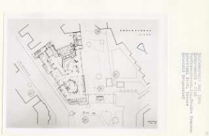 Kammermusik-Club, Berlin-Charlottenburg (Diplomarbeit bei Willy Kreuer): Grundriss Erdgeschoss 1:200