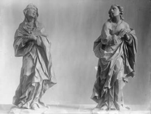 Maria und Johannes (Teil einer Kreuzigungsgruppe)