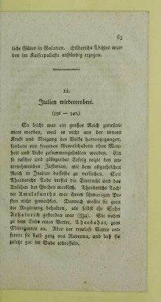 12. Italien wiedererobert. (536-540)