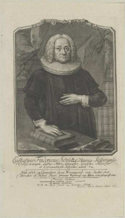Bildnis des Eustasius Fridericus Schütze
