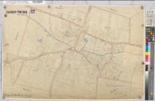 Klotingen (Welver), Zusammenlegung Klotingen, Urkarte II Flur 6