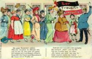 Postkarte zur Frauenbewegung