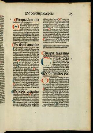 19r-23v, Incipit tractatus secundus de decem praeceptis legis...