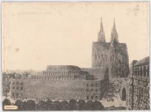 Kaufmannshaus, Köln: Perspektivische Ansicht