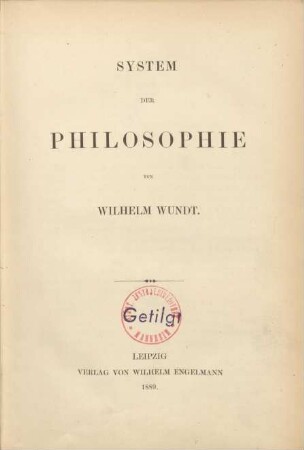 System der Philosophie