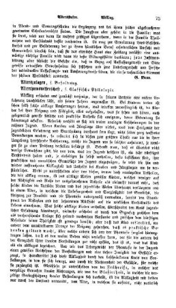 Alterthumswissenschaft, s. Classische Philologie