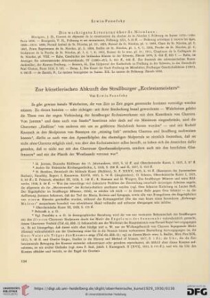 4: Zur künstlerischen Abkunft des Straßburger "Ecclesiameisters"