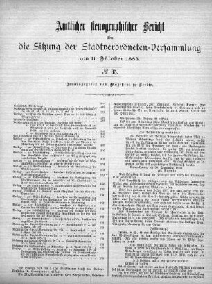 Nr. 35, 11. Oktober 1883