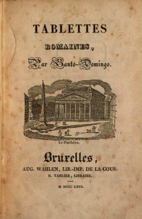 Tablettes Romaines