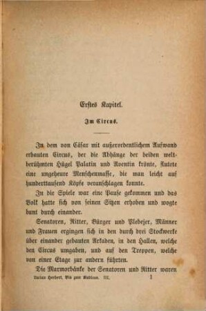 Bis zum Rubicon : Roman aus Julius Cäsar's Jugendleben, 3