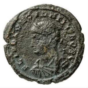 Münze, Aes 3, 328 - 329 n. Chr.