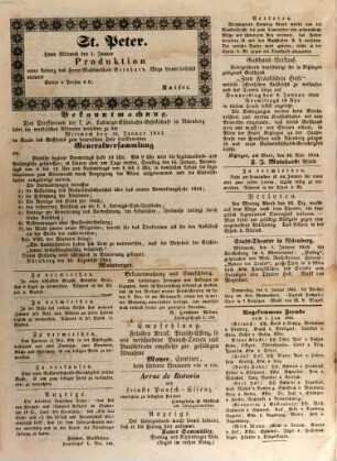 Nürnberger Zeitung. 12,1/6, 12,1/6. 1845