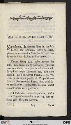 Ad lectorem benevolum
