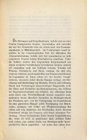 Geschwulstbildung und Eiterung im Verlaufe subcutaner Fracturen : Inaug.-Diss.