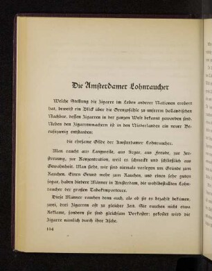 Die Amsterdamer Lohnraucher