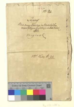 Rezess Herzog Christians I. von Sachsen-Merseburg mit den Ständen der Niederlausitz wegen des Konsistoriums zu Lübben.