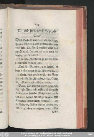 Ein und funfzigstes Gespräch.